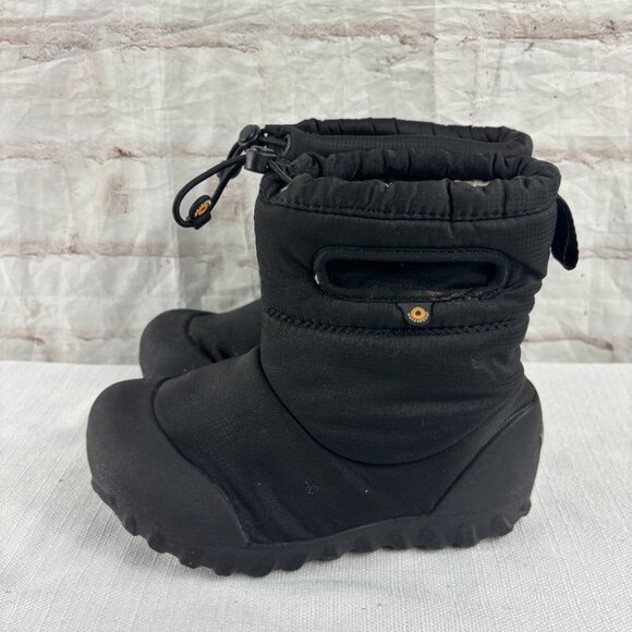 Bogs Black Kids Rain & Snow Boots - Picture 4 of 9